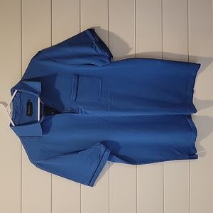 BUGATCHI POLO  LARGE BLUE